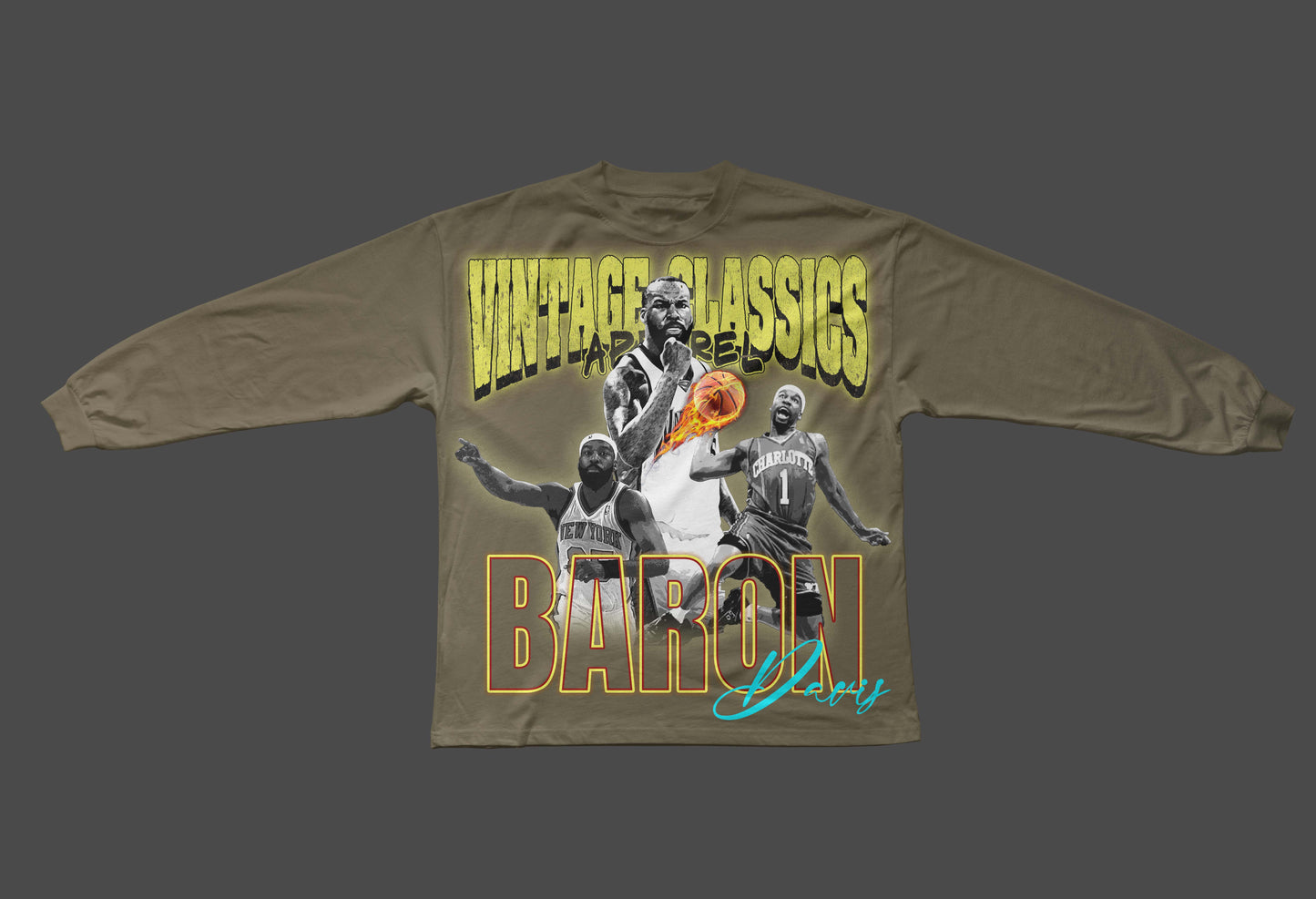 Vintage Baron Davis LS Tee