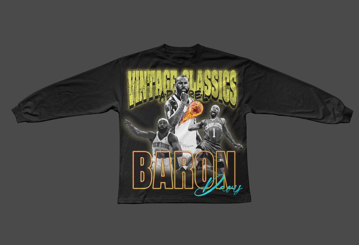 Vintage Baron Davis LS Tee